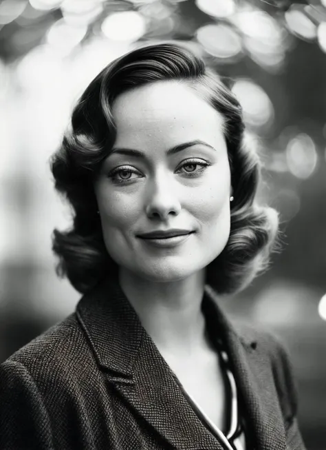 analog style, modelshoot style, A 1930s professional photograph of sks woman, ((detailed face)), (High Detail), Sharp, 8k, ((bokeh)), <lora:locon_olivia_v1_from_v1_64_32:1.3>