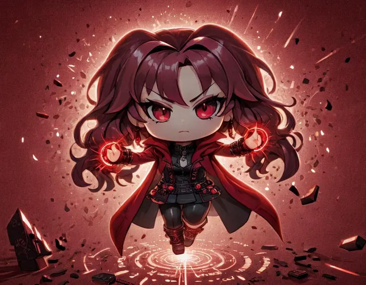 (((masterpiece))) , (((best quality))) , anime style, 2d, well-built charming 1girl, solo, lovely 1girl, ScarletWitch, bas-relief art, Digital Art, Light sparkles, Pixel Drawing, Chibi Anime, Ambrotype, behance, spotlight, Hideous Grouchy Palestinian Calli...