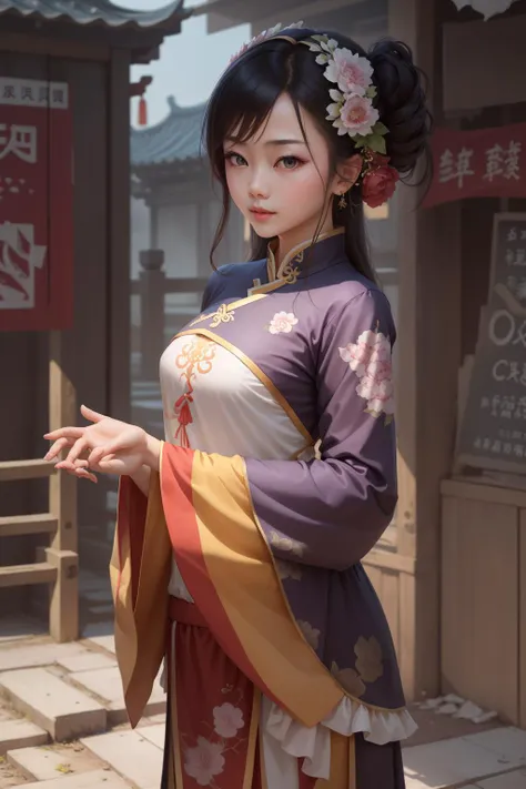 1girl,chinese clothes,complex_clothes,xianxia_style, <lora:xianxia_lorav10:0.6>