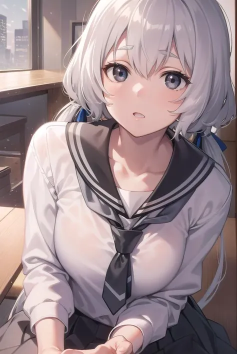 junkokonno, <lyco:junkokonno-lyco-nochekaiser:1>,
junko konno, low twintails, (black eyes:1.5), twintails, white hair,
BREAK sailor dress, serafuku, skirt, school uniform, white necktie, necktie, long sleeves,
BREAK looking at viewer, full body,
BREAK indo...