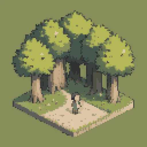 girl standing under a tree in an island, (masterpiece, top quality, best quality), pixel,pixel art,
<lora:pixel_f2:0.5>