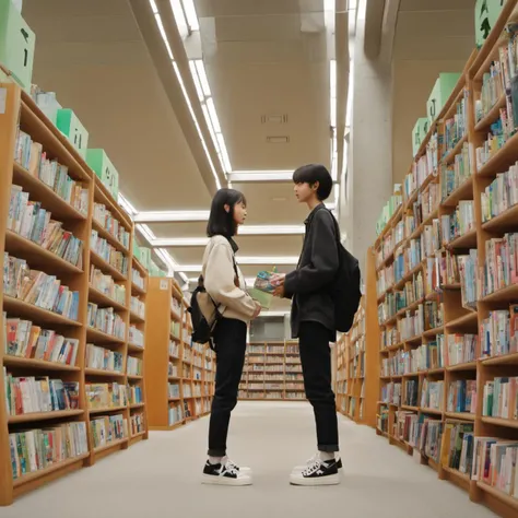 図書館 library SDXL