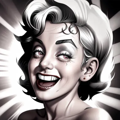 <lora:enelface-v1:1> enelface Marylin Monroe