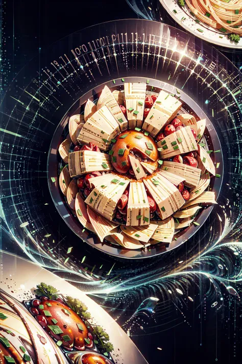 (extremely detailed CG unity 16k wallpaper:1.3), (pasta,food focus:1.3),
<lora:binarycode:1> (binary code, digital art,only zero and one:1.3),