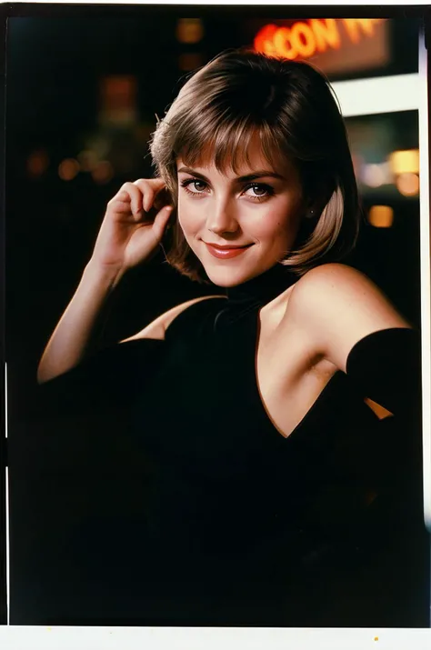 photo of beautiful (EPJ1llD4nd0:0.99), a woman with perfect hair (upper body), ((1980s photograph, pale skin, sleek hair, black dress)), Century Camera Co. Studio, 160mm f/8, 1/10s, ISO 25, ((tintype)), doe-eyed, (analog, film, film grain:1.4), ((outside S...