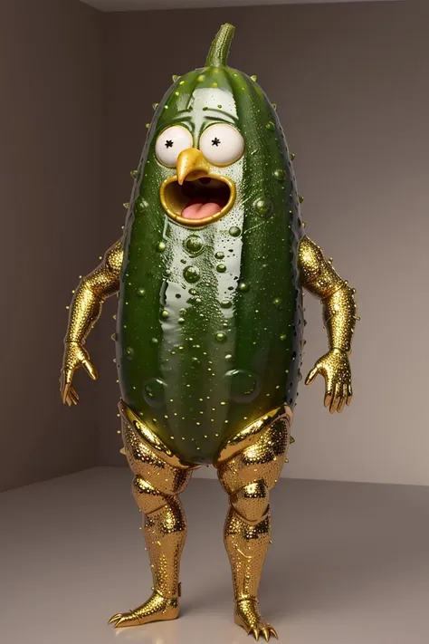 best quality, masterpiece, highres, detailed, perfect anatomy, <lora:Style - add_detail:0.1>, Picklefy, pickle, science experiment, pickle body, pickle with human face, standing with a chicken, photo realistic, sharp focus, 4k, 8k  <lyco:Pickle-fy-10:0.9>