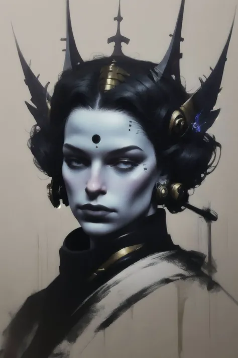 augmented queen, speedpainting