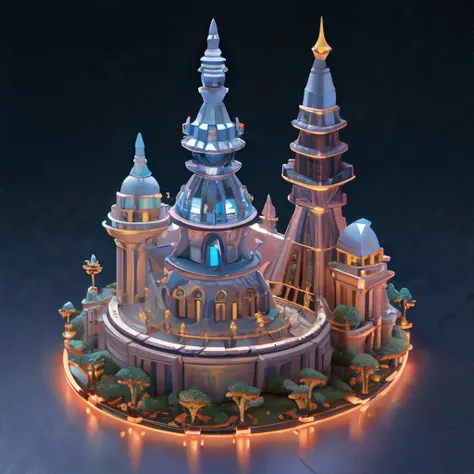 <lora:isometricview:0.7>, isometric view of celestial citadel, radiant spires, divine essence, seat of celestial beings, miniature || masterpiece, 8k, high resolution, shallow depth of field, sharp focus, incredible detail