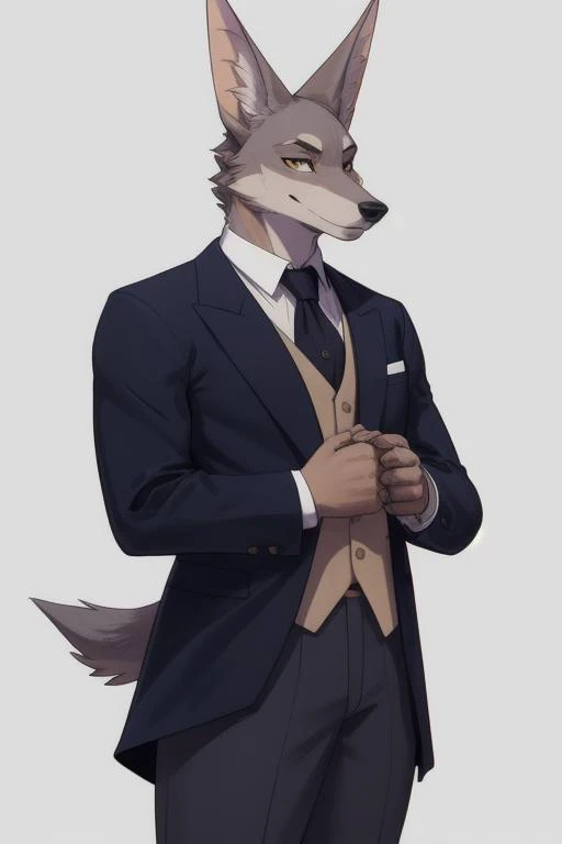 a close up of a person in a suit and tie