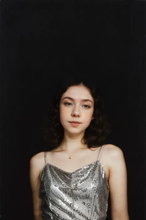 (closeup) Portrait of pretty young (18-year-old) pale milky white skin Caucasian (futurabreeze5000v5) ((Gazing upwards, showcasing vulnerability and allure.:1.07)), (flat chest:1.15), outdoor, BREAK (brunette Vintage-inspired victory rolls: Classic rolls o...