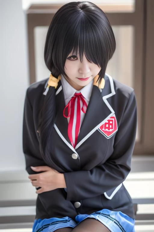 时崎狂三 校服版 tokisaki kurumi JK uniform cosplay