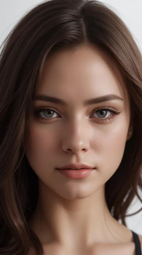 igirl, detailed face, intricate, sharp focus, soft lighting, vibrant colors, masterpiece, pale skin, fair skin, cute, feminine, (frontal), detailed eyes, pore level details, advertising studio lights, frontal led light ring, smooth shadows, bokeh backgroun...