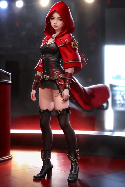 8K,highres,absurdres,masterpiece,best quality,original,extremely detailed CG,extremely detailed wallpaper,perfect lighting,<lyco:GoodHands-beta2:1>,1girl,blurry_background,looking_at_viewer,standing on the stage,
<lora:1730175759709579366:0.7>,ruby,the lit...