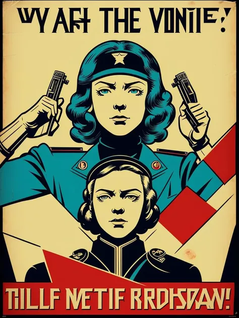 a highly detailed propaganda poster, watch anime, pop art, typography, vintage paper, the rule of thirds, trending on artstation...