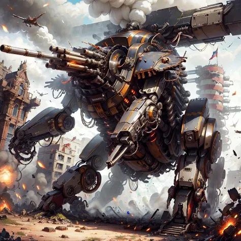 <lora:MusketPunkAI:.91> MusketPunkAI
battle mech , detailed, intricate