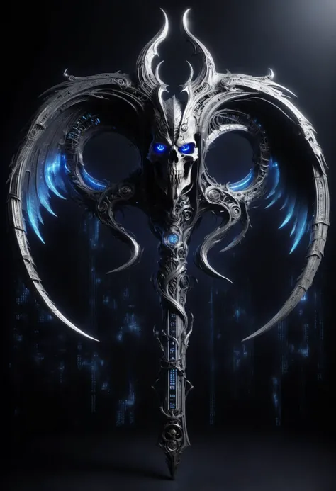 DonM5cy7h3XL scythe,wings, music synthesizer, brackets,insulated handles,error messages,tourbillons, binary code, velvety, anime <lora:DonM5cy7h3XL-v1.1-000006:0.6> <lora:DonMDr4g0nXL-v2rb:0.65>