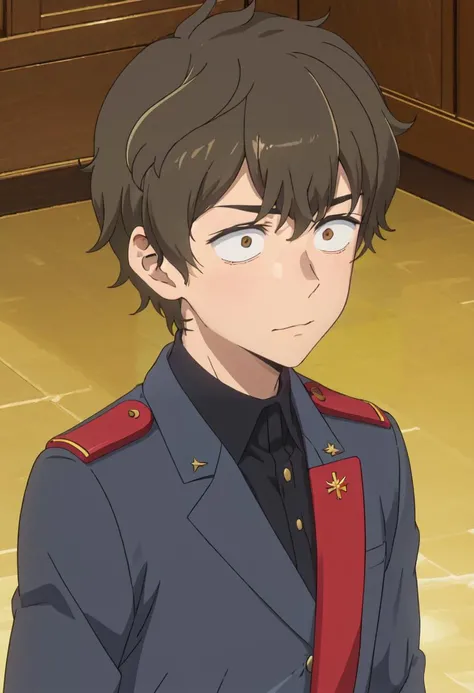 best quality, masterpiece, highres, solo, (hachiouji_naoto_donttoywithmemissnagatoro:1.10), (military uniform:1.30), handsome, anime_style, 28 <lora:hachiouji_naoto_donttoywithmemissnagatoro:0.80>