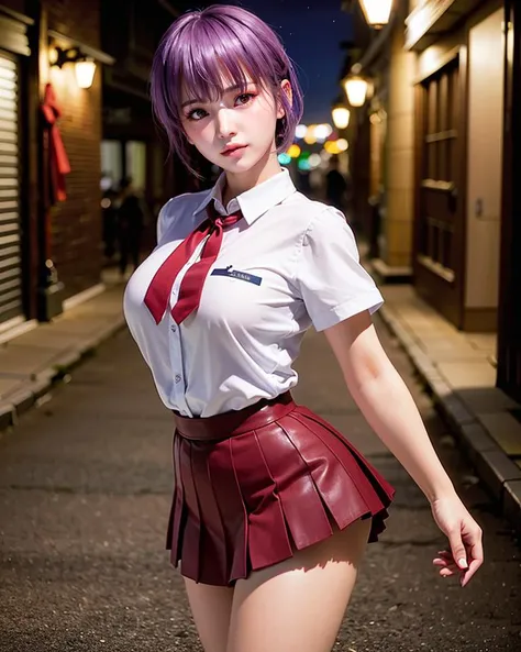 4k, high-res, masterpiece, best quality, ((Hasselblad photography)), finely detailed skin, sharp focus, (cinematic lighting), soft lighting, dynamic angle, 
1girl, solo, standing, cowboy shot, from front, 
16yo, japanese cute girl, <lora:ayane:0.8:lbw=1,0,...