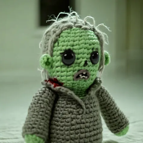 zombie,
decrepit insane asylum,
movie scene  in amigurumi style, extremely fuzzy yarn, 
hd, 8k, highly detailed, perfect composi...