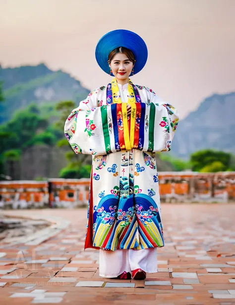 AhA - Nhật Bình - Vietnamese traditional costume - Áo Nhật Bình - nhatbinh clothing - SDXL-LoRA