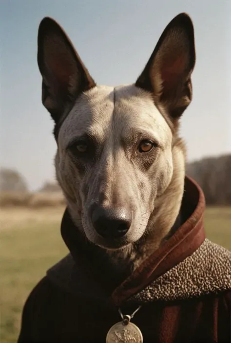 ((spectacular analog color film photo of dogman with dog head on man body))((Christopher, dogheaded saint)(medieval mandog canine-human hybrid canid cynocephalus))
<lora:LCM-LoRA-XL_V1:0.21>
<lora:SDXLHighDetail_v5:0.3>
<lora:ral-exposure:0.3> ral-exposure...