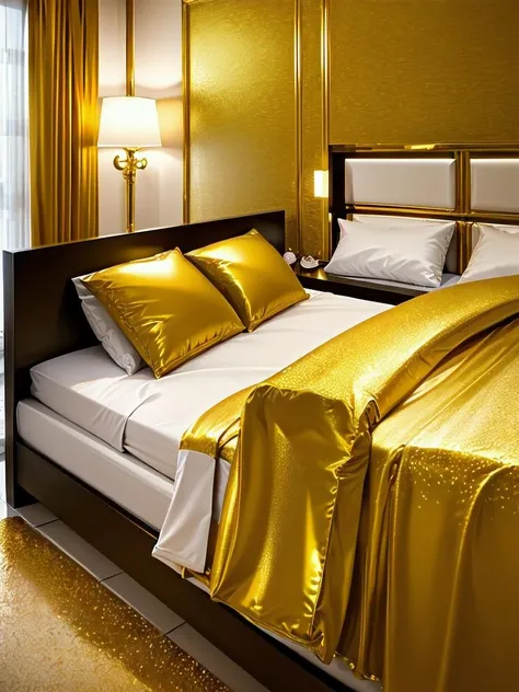 masterpiece,
Luxury bedroom, gold decoration, gold bed<lora:gold_Luxury_bedroom_v1.0:1>
