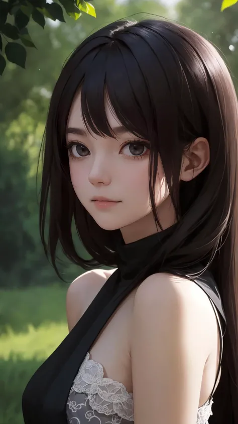 (lady:1.2),looking at viewer,(cinematic:0.7),depth of field,dark hair, dark eyes,
outdoors,
