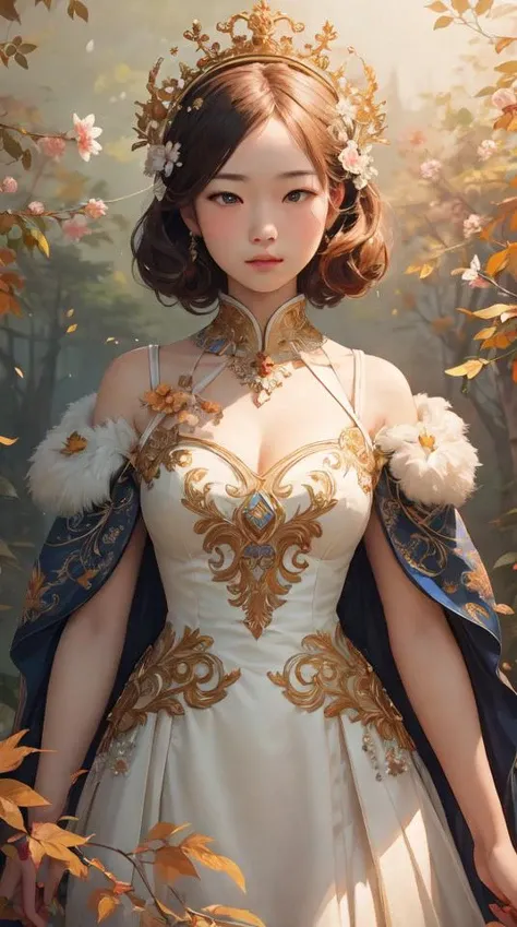 guofeng,illustration,1girl,best quality,highly detailed,best quality,masterpiece,an extremely delicate and beautiful,extremely detailed,8k wallpaper,Amazing,finely detail,best quality,official art,extremely detailed CG unity 8k wallpaper,(style of Victo Ng...