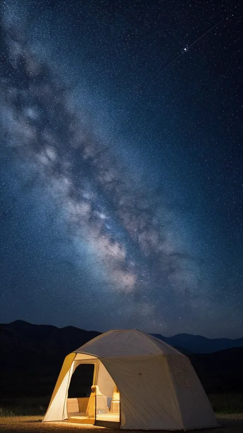 An astronomer, atop a silent hill, telescopic eyes unraveling the mysteries of the night sky, embodying the awe-inspiring beauty of discovery, wonder, and humanâs celestial curiosity.