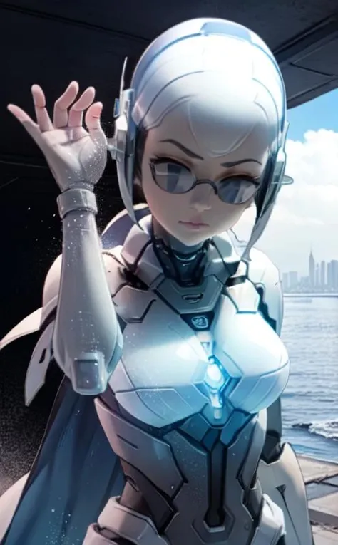 1girl, cape, saltbaememe, salt, sunglasses, <lora:SaltBaeMeme:1>, <lora:futurediffusion:0.8>