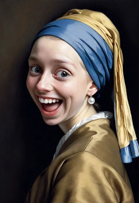 maniacal laughter, Girl with a Pearl Earring