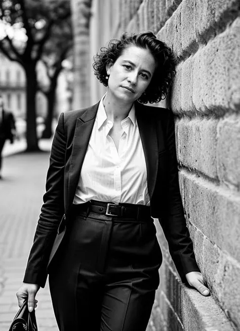 portrait of  sks woman, in Lisbon, at the Belem Tower, style by Flora Borsi, perfect haircut, Suit and tie, by Imogen Cunningham, epic character composition, 
<lora:locon_perfecteyes_v1_from_v1_64_32:0.25>, perfecteyes
<lora:locon_perfectsmile_v1_from_v1_6...