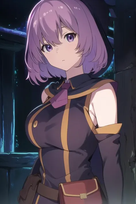 grimgarshihoru, <lyco:shihoru-lyco-nochekaiser:1>, 
shihoru, short hair, purple hair, (purple eyes:1.1),
BREAK skirt, thighhighs, gloves, hat, bare shoulders, purple hair, detached sleeves, witch hat,
BREAK looking at viewer,
BREAK outdoors,
BREAK <lyco:Go...