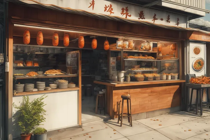 there is a bakery with a lot of breads on display