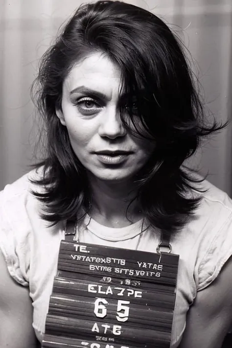 VintageMugshot, mugshot of the most beautiful girl<lora:Mugshot:1> <lora:lunamor_v001:1>