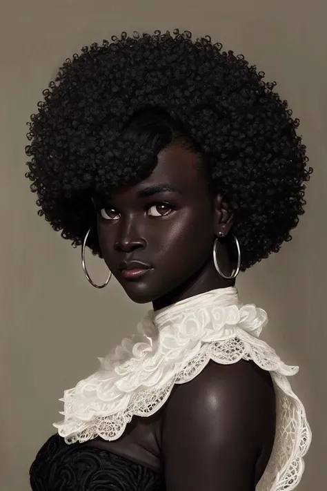 photo of (kh0ud14d10p) with (afro:1.1), a woman as a movie star, modelshoot style, (extremely detailed CG unity 8k wallpaper), photo of the most beautiful artwork in the world, professional majestic oil painting, trending on ArtStation, Intricate, High Det...