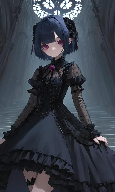 1girl  gothic dress, masterpiece