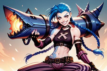 Jinx from League of Legends Pony