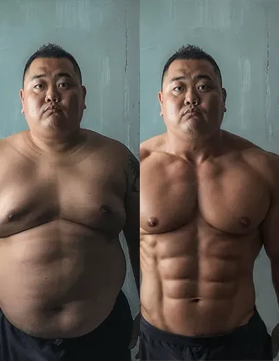 زيادة العضلات بضغطة واحدة