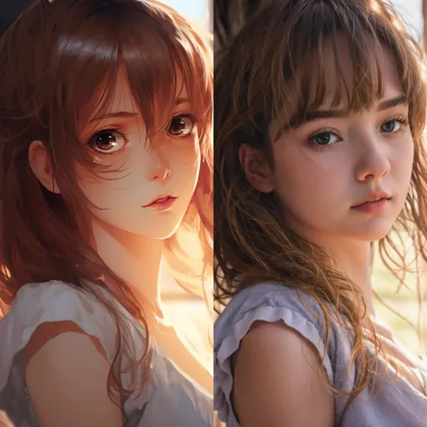 Anime To Extremely Realistic Style Image