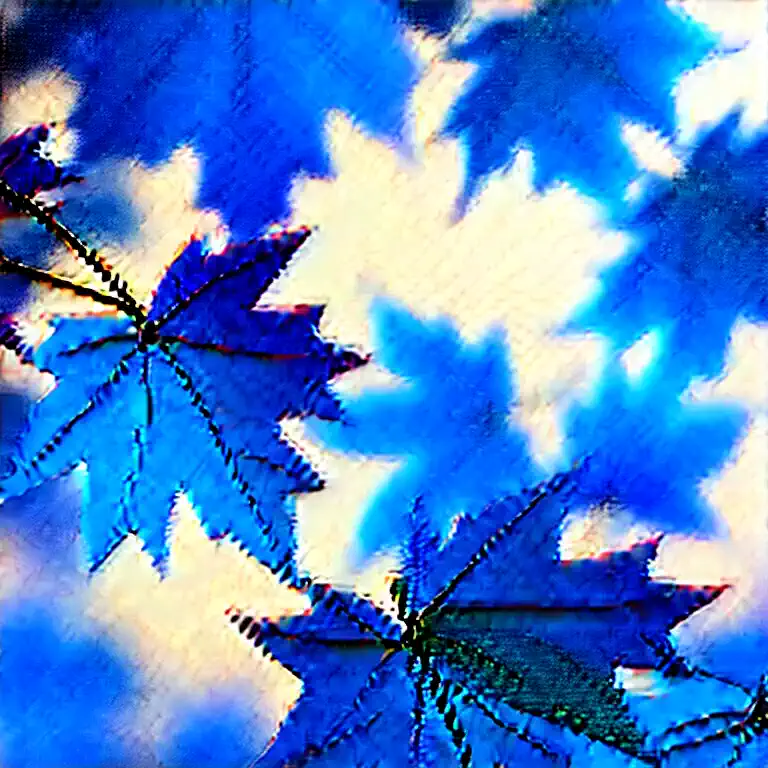 maple leaves fall, windy, autumn, depth of field