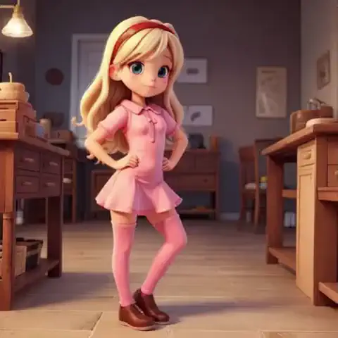 Cute sexy tease dance