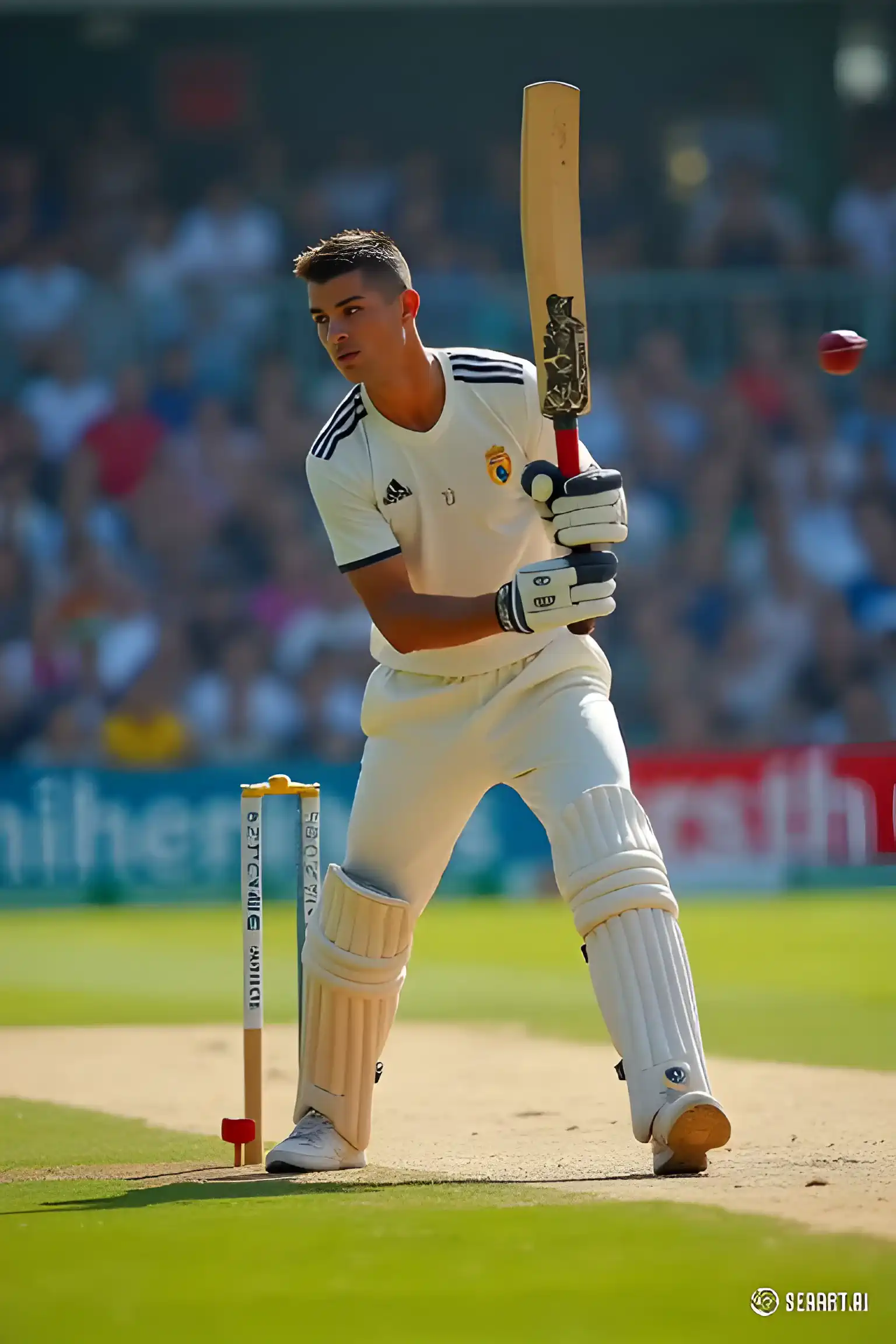 Cristiano Ronaldo play cricket 