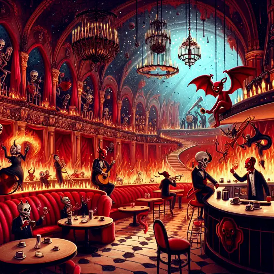 Hell's singing and dancing bar bombed