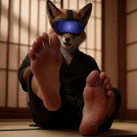 Hypnotised fox ninja