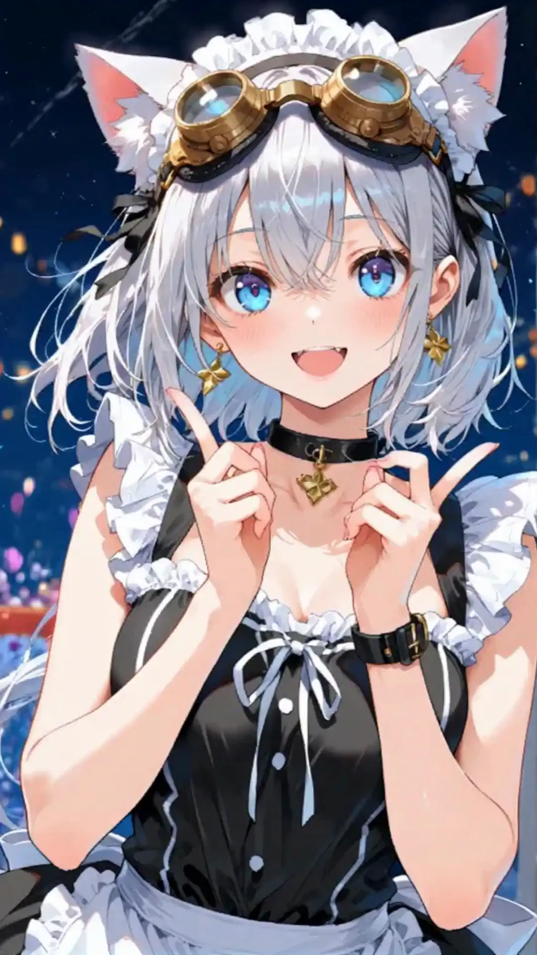 メイドの猫乙女ダンス