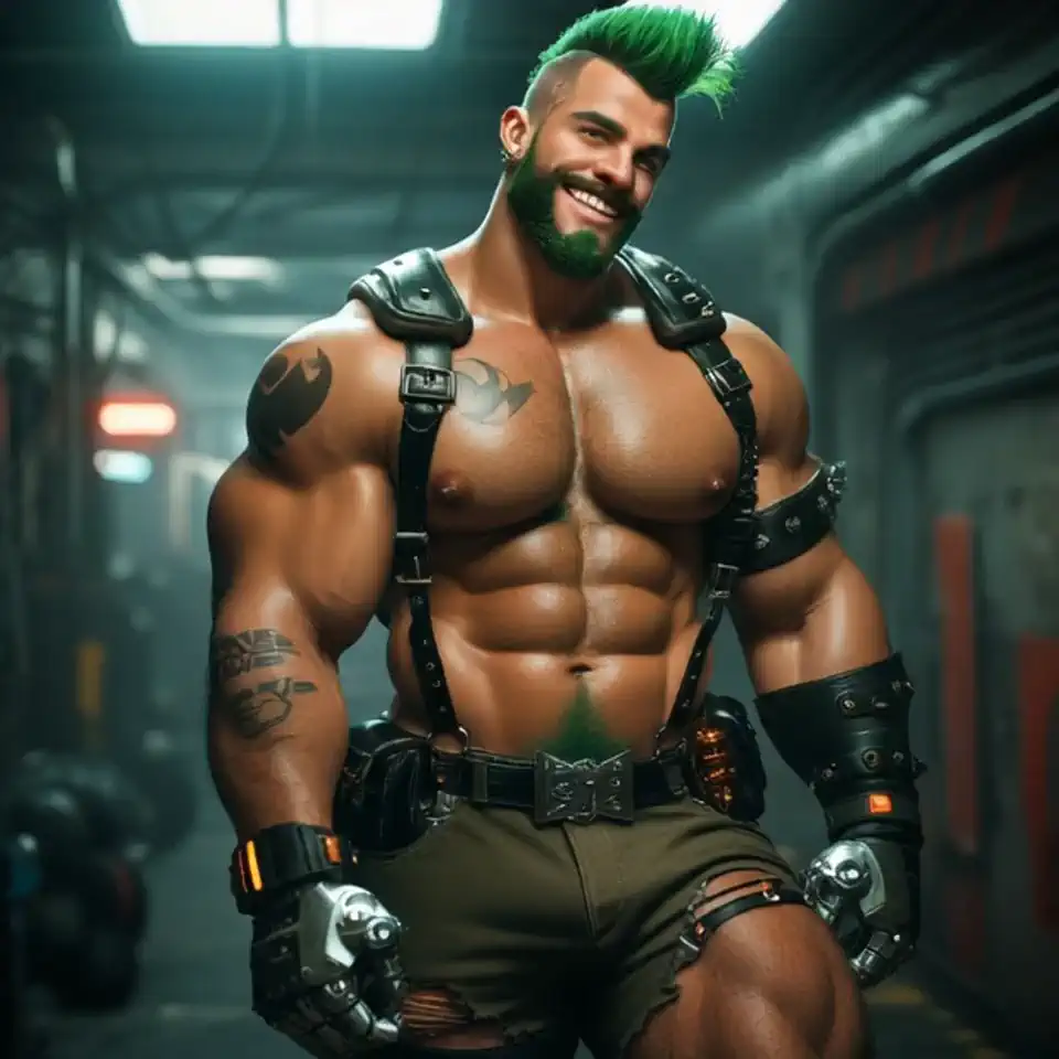 Suoermassive Lasereyes Cyberhunk