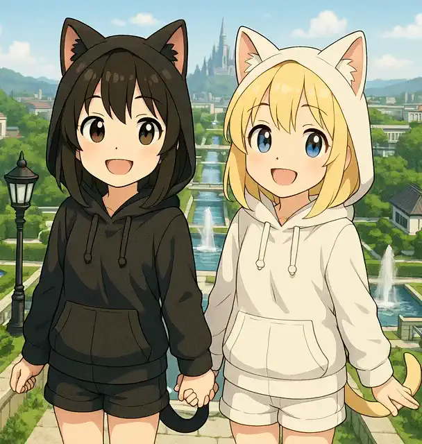 Cute Cat girls