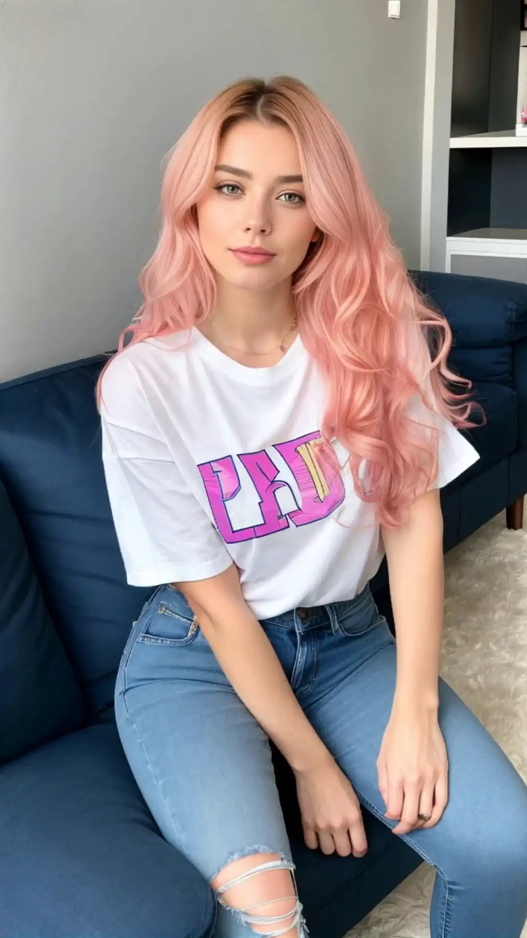 high quality,high definition,exquisite detailed beauty dance scene,Influencer style dance, twist your waist on the left , and then twist your waist on the right , with two hands at the end,Cute and lively ,exquisite dance costume,gorgeous dance moves,warm dance scene,soft lighting atmosphere,dreamy and beautiful dance atmosphere