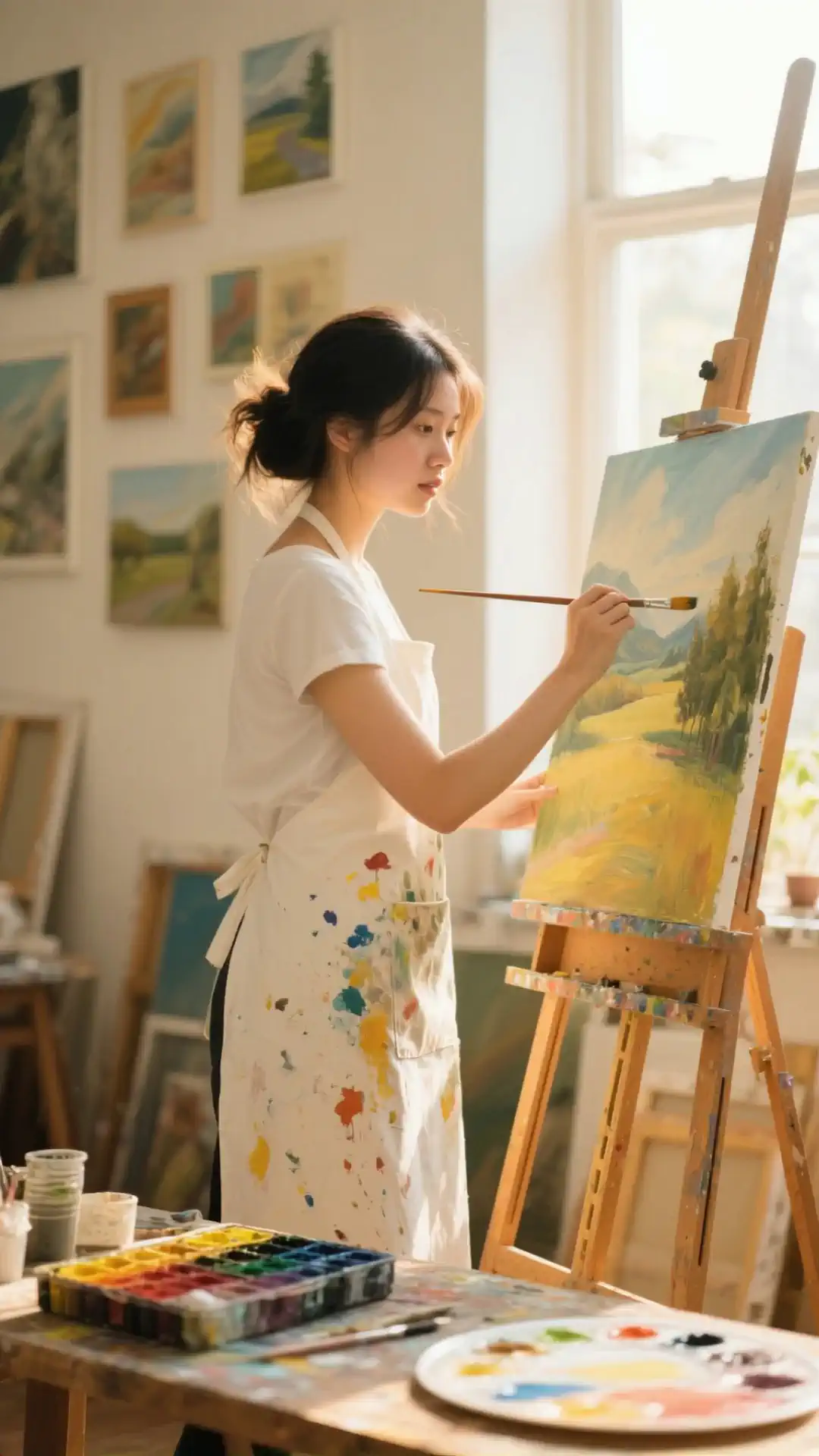 艺术笔触下的专注